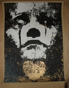 Winterhearts Oro Jacob Bannon Firmado Serigrafía Póster Converge Jane Doe 2009 - Imagen 1 de 2