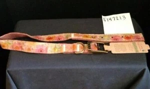 Large Dog Collar red Flower Pattern NWT Eco-Friendly Earthy Inspirations - Picture 1 of 1