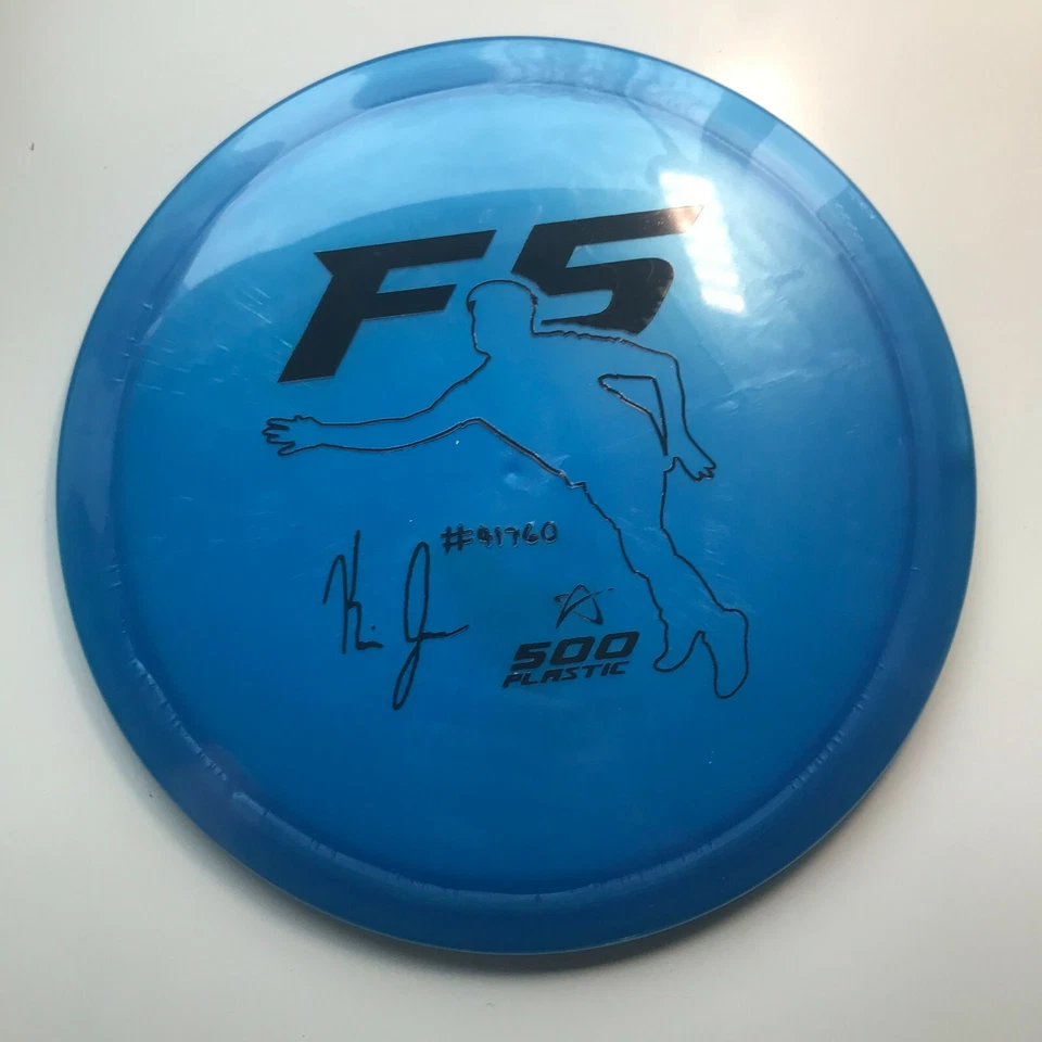 DISC GOLF PRODIGY SIGNATURE SERIES KEVIN JONES 500 F5 FAIRWAY DRVR 175g BLUE - Image 1 of 1
