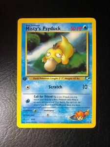 Misty's Psyduck - 1st Edition Gym Heroes - 54/132 - Pokemon Card - NM/Mint! - Picture 1 of 10