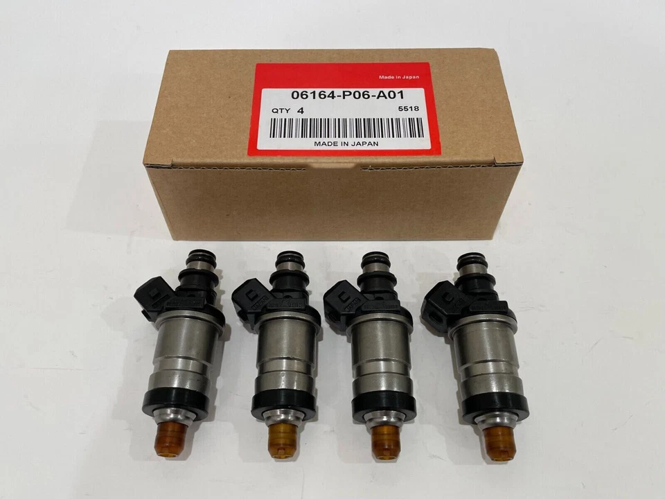 OEM FUEL INJECTORS FOR Honda Civic Del Sol 1.5L 1.6L Acura Integra 1.7L 1.8L 4x - Image 1 of 4
