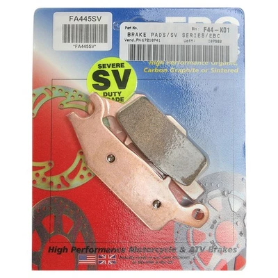 Pastillas de freno de servicio severo serie EBC SV para Yamaha YFM550 Grizzly FI 2009-2013 4x4 Foto 1 de 2