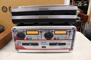Pyle Pro PDCD210 Dual DJ CD Player with Case - Picture 1 of 6