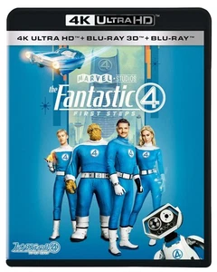 Vorbestellung Fantastic Four First Steps 4K 3D Blu-ray Marvel Film 3-Disc Box Set - Bild 1 von 6