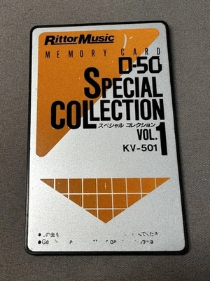 Roland D-50 SPECIAL COLLECTION VOL.1 KV-501 Sound Library Memory Card  - Image 1 of 2