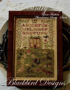 The Country Life by Blackbird cross stitch pattern - Picture 1 of 1