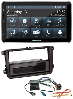 Blaupunkt USB DAB SD MP3 Bluetooth Autoradio für VW Transporter T5 T6 Caravelle - Bild 1 von 4