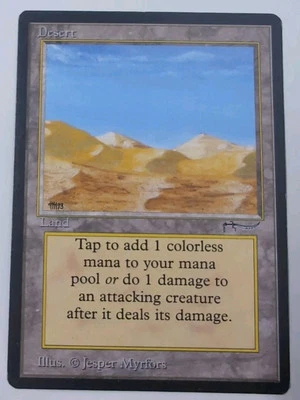 MTG Desert Arabian Nights Magic The Gathering Land - Image 1 of 2