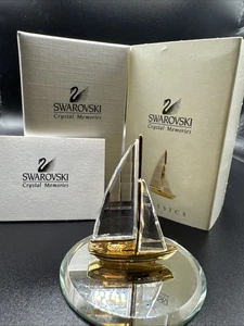 Figura Swarovski Crystal Memories - Velero Dorado - Sin usar, en caja NUEVA - Imagen 1 de 5