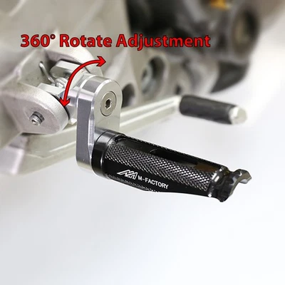 Pinzas delanteras rojas ajustables MFP 25 mm para Triumph Daytona 650 04 05 Foto 1 de 4