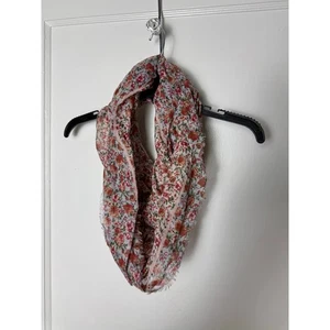 Buckle Collection Eighteen Infinity Scarf Pink Ditsy Floral Lightweight Boho - Picture 1 of 3