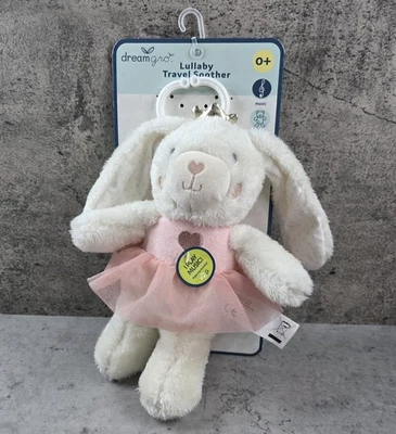 Dreamgro Bailarina Conejito Cuna Viaje Chupete Musical Bebé Peluche con Gancho NUEVO  Foto 1 de 4