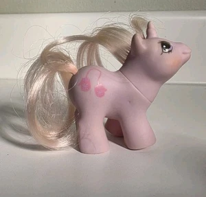 My Little Pony 1987 recién nacido gemelo unicornio bebé Sniffles vintage G1 manoplas rosadas - Imagen 1 de 6