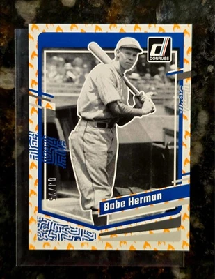 Emoji de fuego Panini Donruss Babe Herman 2023 🔥 SP/75 Foto 1 de 3