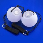 2Pcs Multicolor Glow POI LED Thrown Balls Light For Belly Dance Hand Prop UK