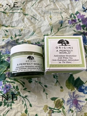Crema hidratante antioxidante Origins A Perfect World con té blanco 1,7 oz/50 ml nueva en caja Foto 1 de 4