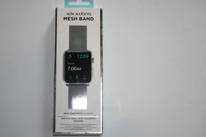 X-Doria Stainless Steel Mesh Band 38mm Apple Watch Compatible SILVER NEW - Picture 1 of 4