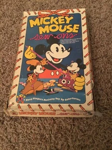 Vintage Colorforms Mickey Mouse Sew Ons Activity Toy - Picture 1 of 12