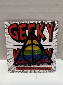 NEW Collectable Geeky and Kinky Magic Pride Enamel Pin 1.5” w/ 2 Backers - Picture 1 of 5