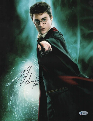 DANIEL RADCLIFFE SIGNED AUTOGRAPHED HARRY POTTER 11X14 PHOTO BECKETT BAS COA 51 Cover