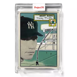 2021 Topps Project70® Card 705 - Mickey Mantle by Oldmanaian -Free Shipping! - Picture 1 of 2