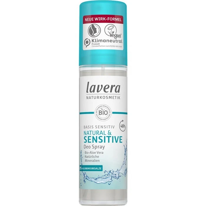 LAVERA BASIS SENSITIVE ORGANIC DEODORANT SPRAY 75ML   ALUMINIUM FREE - Image 1 of 1