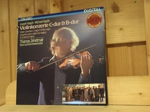 Signed by THOMAS ZEHETMAIR J. & M. Haydn Violin Concertos TELDEC LP Signiert - Foto 1 di 3