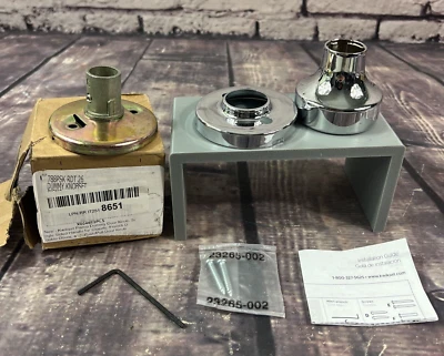 Perilla ficticia Kwikset Pismo mango de una cara cromo pulido perilla de empujar/tirrar Foto 1 de 4