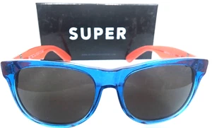 Neu Retro SuperFuture durchsichtig blau rot Herren Sonnenbrille Italien " - Bild 1 von 5
