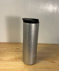 Starbucks 2018 Stainless Steel Silver Hot/Cold Travel Tumbler 16 oz Gently Used - Picture 1 of 4