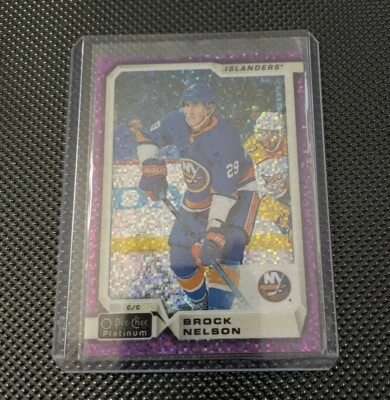 Brock Nelson 2019 OPC Platinum Violet Pixels - Image 1 of 2