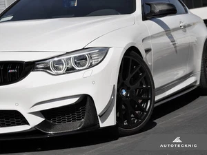 AUTOTECKNIC CARBON FIBER FRONT BUMPER DOWNFORCE CANARDS - BMW F80 M3 F82 M4 - Bild 1 von 4
