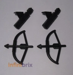 2x Lego Bows + Quivers Black Archer Lot for Hawkeye NEW - Picture 1 of 1