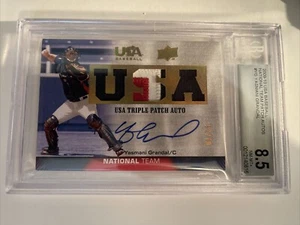 Yasmani Grandal USA Triple Patch Sign National Team BGS 8.5 AUTO 10 Chicago 1/35 - Bild 1 von 4