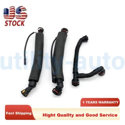3pcs Engine Crankcase Vent Valve Hoses Set For BMW 323i 325i 330i 525i 530Xi Z4 Foto 1 de 3