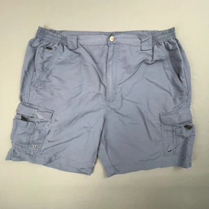 Men’s World Wide Sportsman Shorts Mens 42 Blue Fishing Outdoor Pockets Cargo - Picture 1 of 7