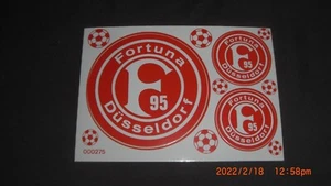 Fortuna Düsseldorf Decal Sticker Set - 3 Logos Bundesliga Football - Picture 1 of 2