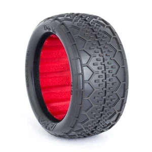 AKA 13123SR 1/10 Buggy Deja Vu Rear Tires 60mm 2.4 w/Insert Soft (2) - Picture 1 of 1