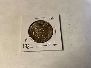 1982 Kennedy Half Dollar 50 Cent Coin *RARE* Doubling #7 Whitesquirrelcoins - Picture 1 of 13