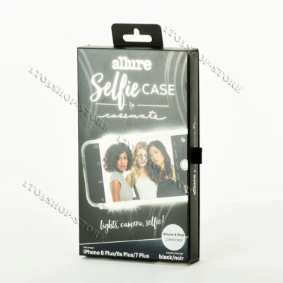 Funda Case Mate Allure Selfie Iluminación LED Para iPhone 7 Plus iPhone 8 Plus Negra Foto 1 de 4