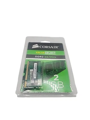 Used/open Box - CORSAIR value select DDR2 667mhz Memory module 1 GB NIP - Image 1 of 4