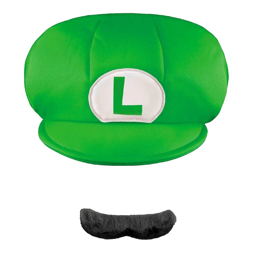 2014 Nintendo Super Mario Luigi Costume Hat Size 4