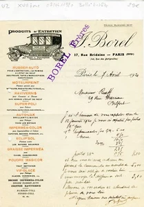 Paris XVII ème 17 Rue Bridaine - Belle Entête Secteur Automobiles du 07/04/1920 - Picture 1 of 1