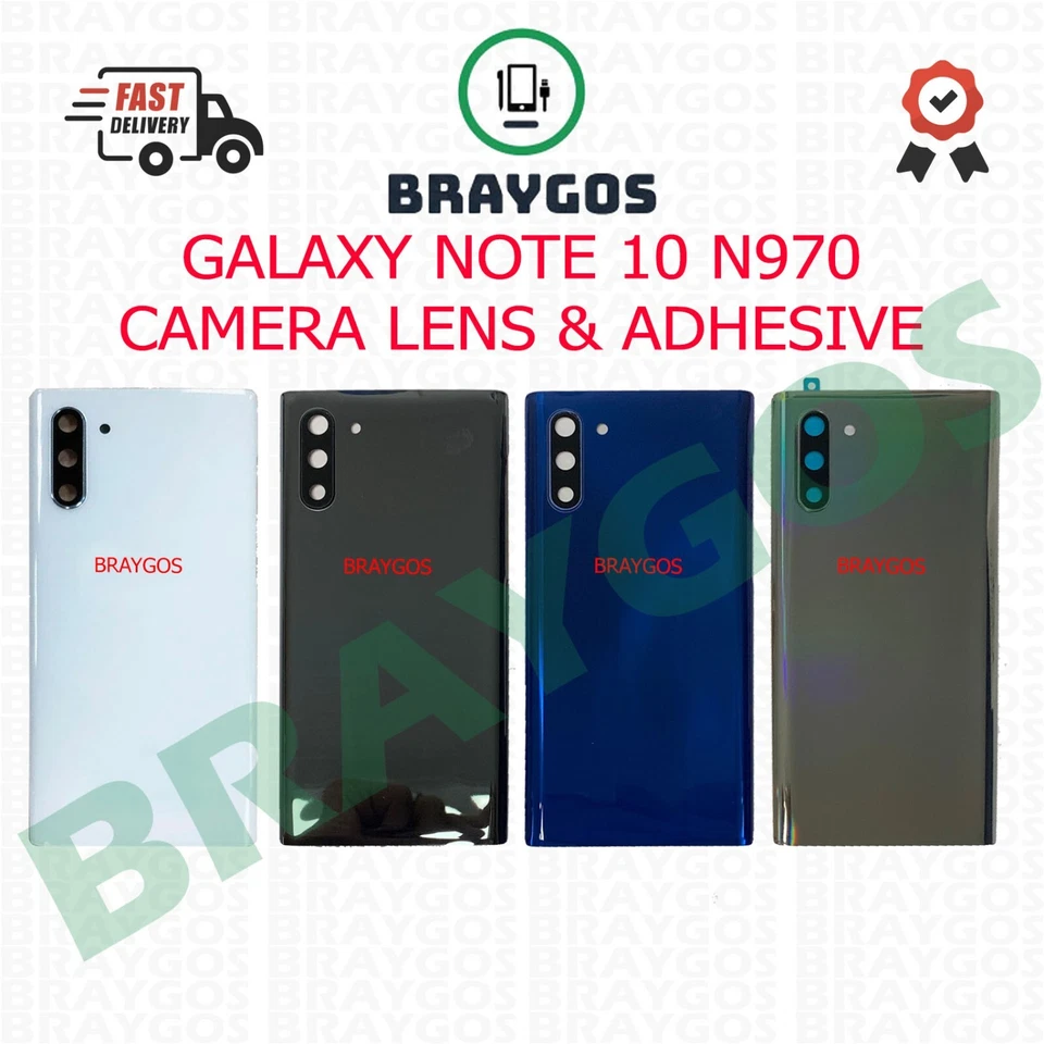 Posteriore Copri Batteria per Samsung Galaxy Nota 10 N970 + Camera Lente & - Immagine 1 di 1