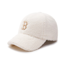 MLB KOREA "2023" Boston Red Sox Fleece Baseball Cap, Cream