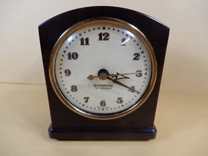 Hammond Firefly Alarm Clock "Firefly" Good Running Condition Chipped Case - Picture 1 of 8