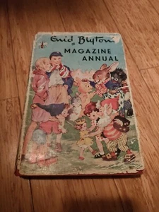 Enid Blyton's MAGAZINE ANNUAL Number 1 Vintage Childrens Book with Dustjacket - Picture 1 of 16