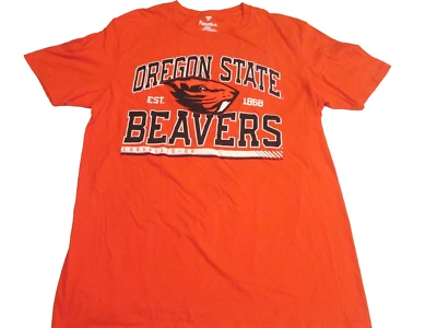Fanatics Oregon State Beavers Tee Shirt Men's Medium Orange Cotton  Beaver Logo - Image 1 of 4