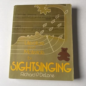 Literature and Materials for Sight singing Richard P. DeLone - Picture 1 of 6