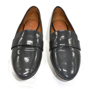 NINE WEST Women's Zindelo SIZE 10 M GRAY Faux Leather Slip On Flats - Picture 1 of 10